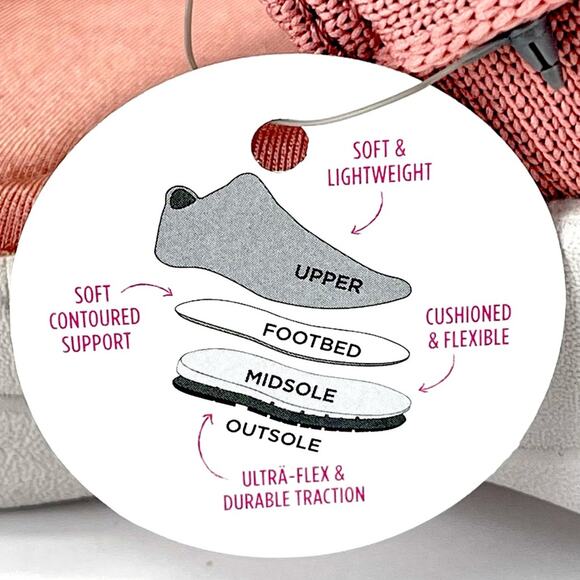 Ryka Azara Knit Sandal Size 8.5 Rose/Tan Platform Wedge Lightweight Open Toe New - Picture 16 of 16